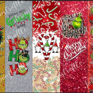 Christmas Pen Wrap Set PNG, Epoxy Pen Wrap, Sublimation Pen wrap, Instant download, Digital Download, PNG
