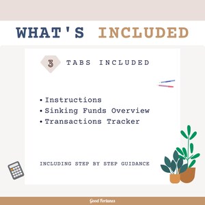 Sinking Funds Tracker Template | GoogleSheets budget Spreadsheet | Savings Goal Tracker | Easy Budgeting | Finance Tracker | Savings Planner.  Image 8