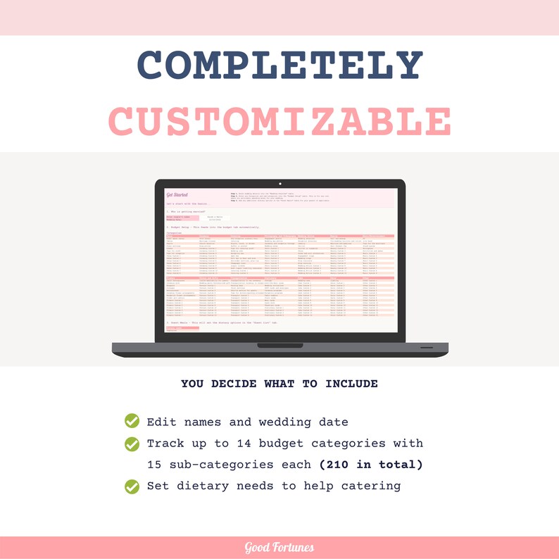 Excel Wedding Planner Spreadsheet | Wedding Budget | Excel for Wedding guest list tracker| Todo list | Guest list | Seating plan | Wedding Music list. Image 9