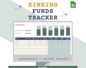 Sink Funds Tracker | Google Sheets Budget Vorlage (nur digitale Datei)
