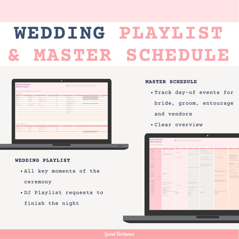 Excel Wedding Planner Spreadsheet: Budget, Guest List, Seating (Digital Download) image 9