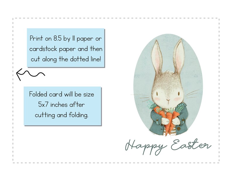 Easter Card Printable Easter Bunny Greeting Card Easter Etsy easter-card-printable-easter-bunny-greeting-card-easter-etsy