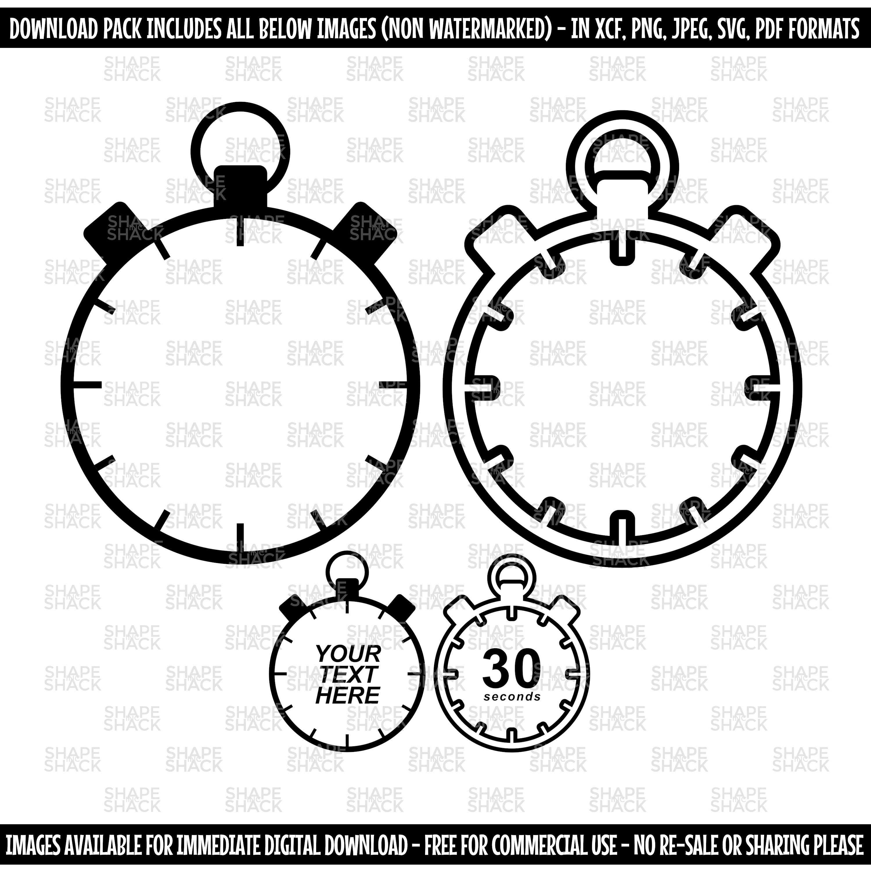 Clock Timer Blue Icon PNG vector in SVG, PDF, AI, CDR format