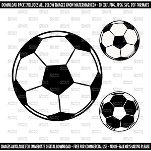 Fußball Fußball | College Sport Eltern Spieler Trainer | Clipart Symbol Silhouette Umriss Linie | png jpg svg xcf pdf dxf für Cricut