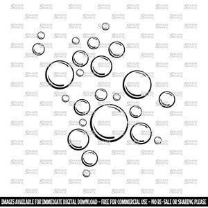 May include: A black and white illustration of a cluster of soap bubbles of various sizes.