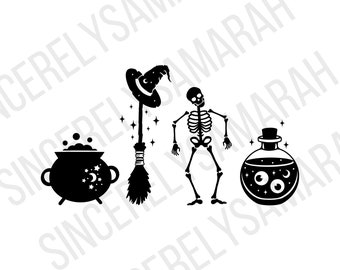 Witchy Halloween SVG: Spooky Fall Design (Digital Download)