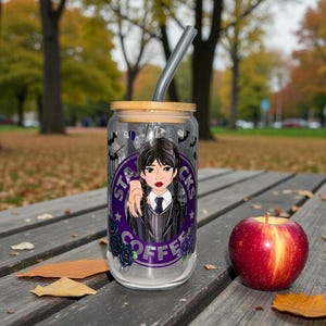Wednesday Addams Starbucks Cup - Etsy