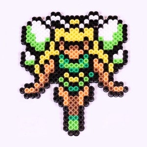Link to the Past Great Fairy Perler Bead Pattern | Classic 16-Bit Zelda Pixel Art | Nintendo Game Decor