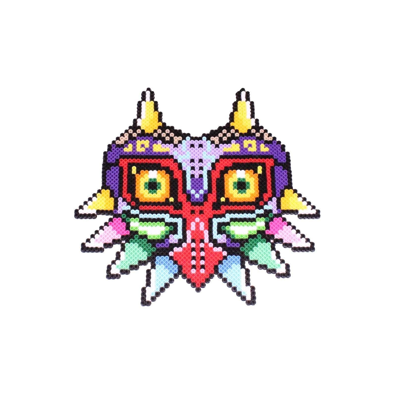 N64 Majora's Mask Perler Bead Creation Zelda Pixel Art Nostalgic Gaming ...