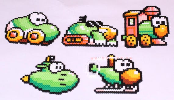 Yoshi's Island Vehicle Transformations Bead Bundle, Car Yoshi