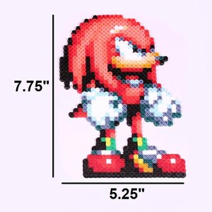 Sonic, Tails & Knuckles Perler Sprite Bundle Sonic the Hedgehog Pixel ...