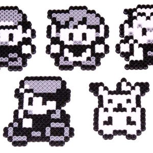 Pokemon Gameboy Characters Pixel Bead Designs | Ash, Gary, Professor ...