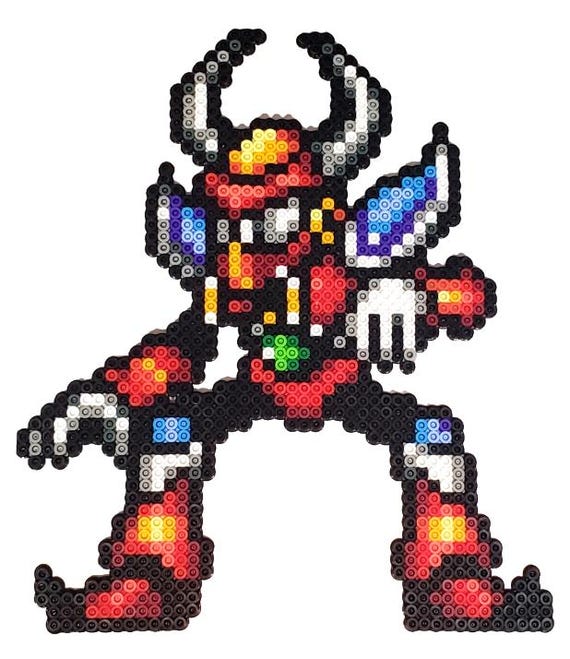 Boomer Kuwanger SNES Pixel Sprite, Mega Man X Perler Bead Pattern