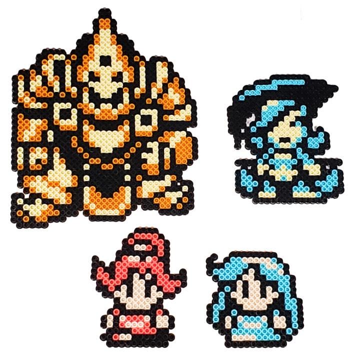 Zelda Oracle of Seasons/ages Perler Bead Set, Onox, Veran, Din