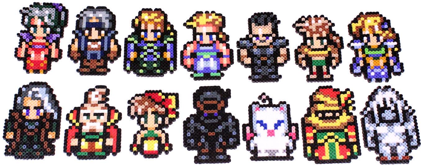 Final Fantasy 6 Perler Sprite Bead Set, 16-bit SNES, FFVI Pixel Art - Etsy