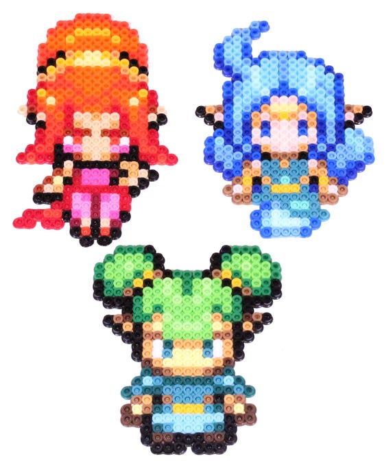 Legend of Zelda Goddesses Bead Sprite Set | Din, Nayru & Farore