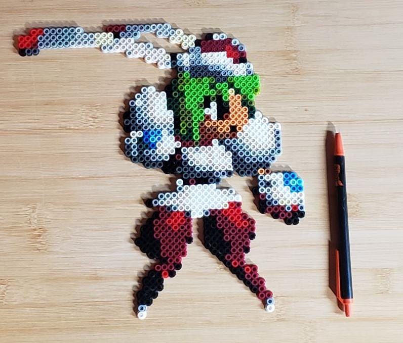 Mischief Makers Marina Perler Bead Art, Pixel Sprite, N64