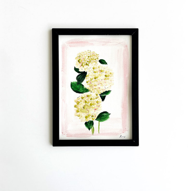 Hydrangea Watercolor Painting