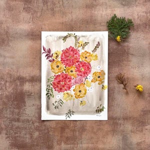 花束の絵画 サイン入り 美しい花束の絵画 サイン入り額入り 31x27 - Etsy 日本