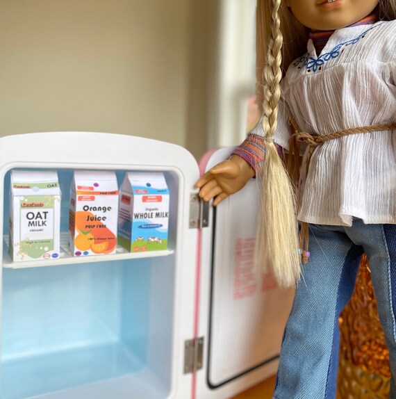 18 Inch Doll Printable Food Oat Milk Whole Milk and Orange | Etsy