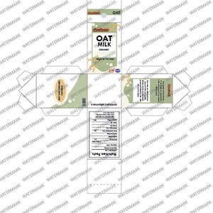 18 Inch Doll Printable Food - Oat Milk Carton for American Girl Doll ...