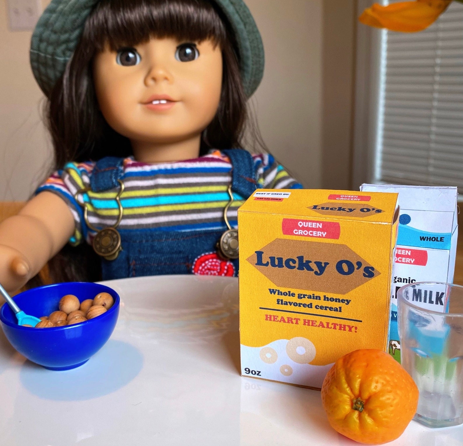 18 Inch Doll Printable Food Lucky O's Cereal Box for American Girl Doll ...