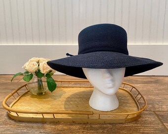 Liz Claiborne Black Wool Winter Bucket Hat - Etsy display picture 1