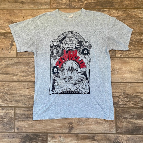 1971 Single Stitch Led Zeppelin. electric Magic Concert Tee Etsy