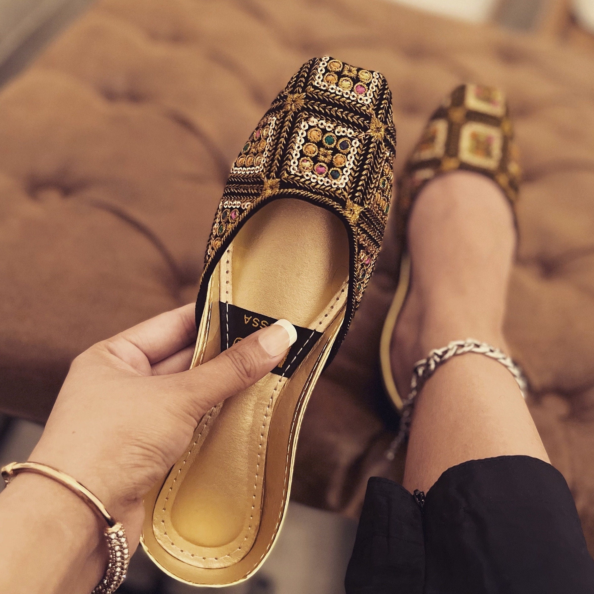 Indian Style Sandals Etsy