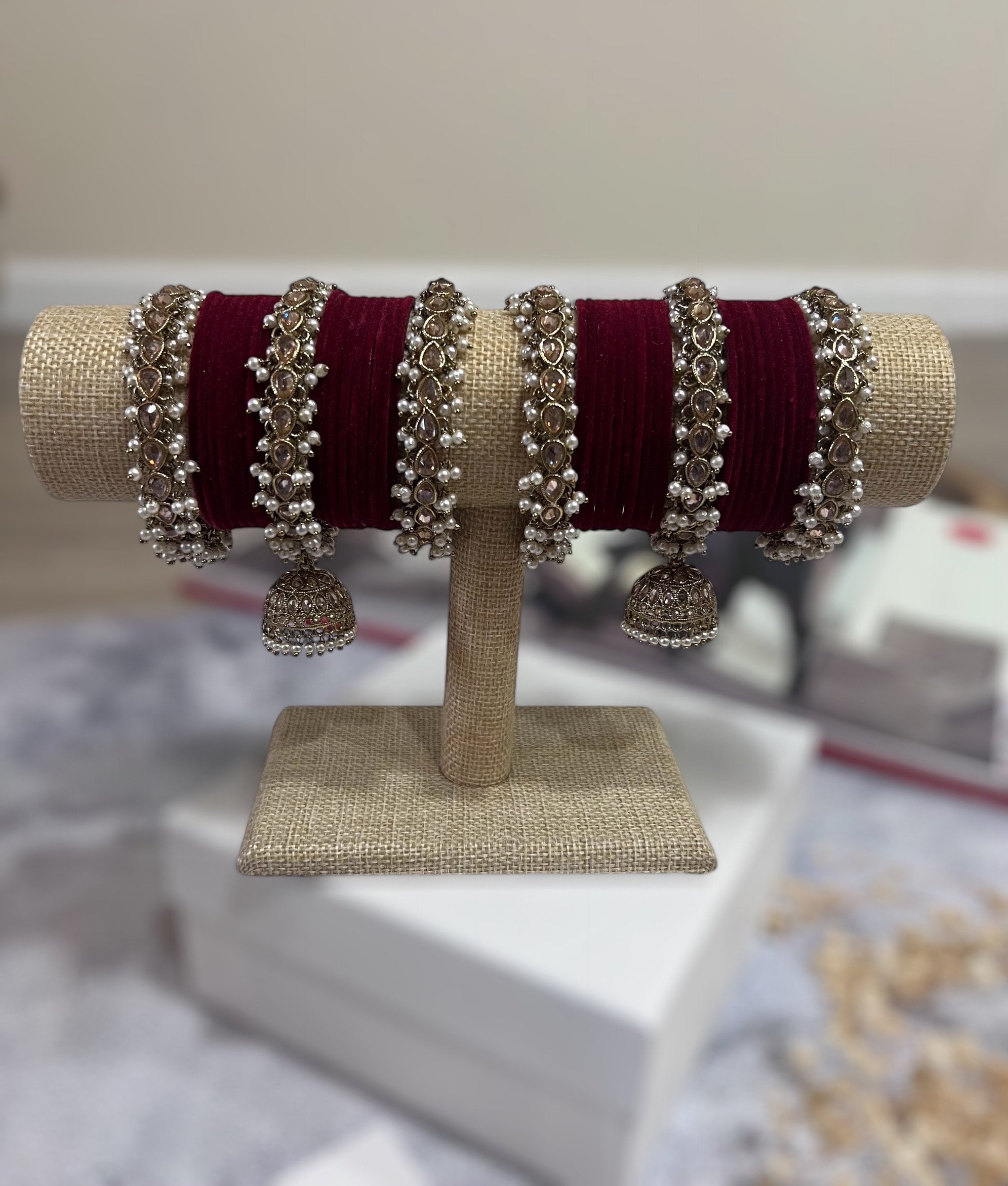 Bridal Bangles Maroon Bangles Online Shopping LUCKY JEWELLERY