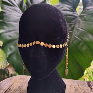 Handmade Custom Made Boho Festival Face Chain