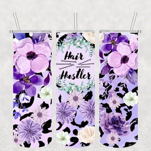 Hair Hustler Floral Cheetah Print Wrap