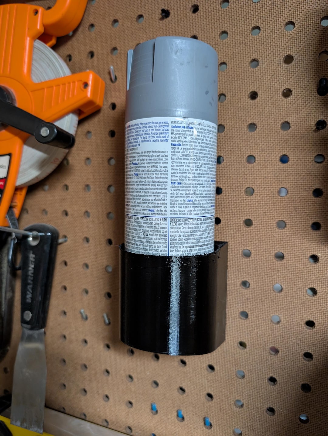 Spray Paint and Aerosol Can Pegboard Holder - Pegboard Organization - Etsy
