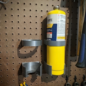 Porte-bouteille de propane pour panneau perforé - Organisation des panneaux perforés américains 1 po. x 1 po.