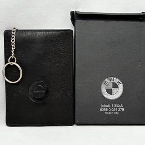 Vintage BMW pouch keychain.
