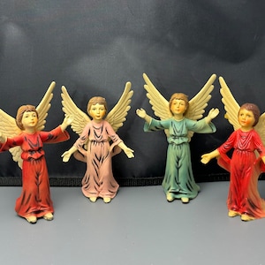 Vintage Angel Christmas ornaments.