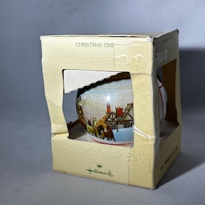 Vintage Hallmark Tree Trimmer Christmas ornament, “Christmas Time”.