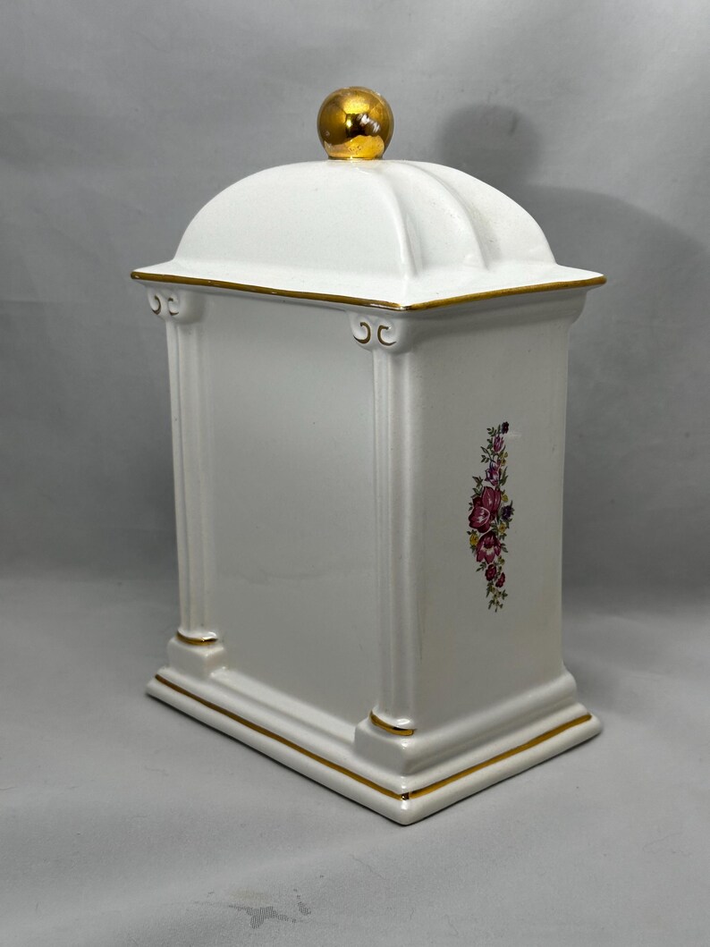 PS Limited Edition Porcelain Mantle Clock. Does NOT Work. Etsy