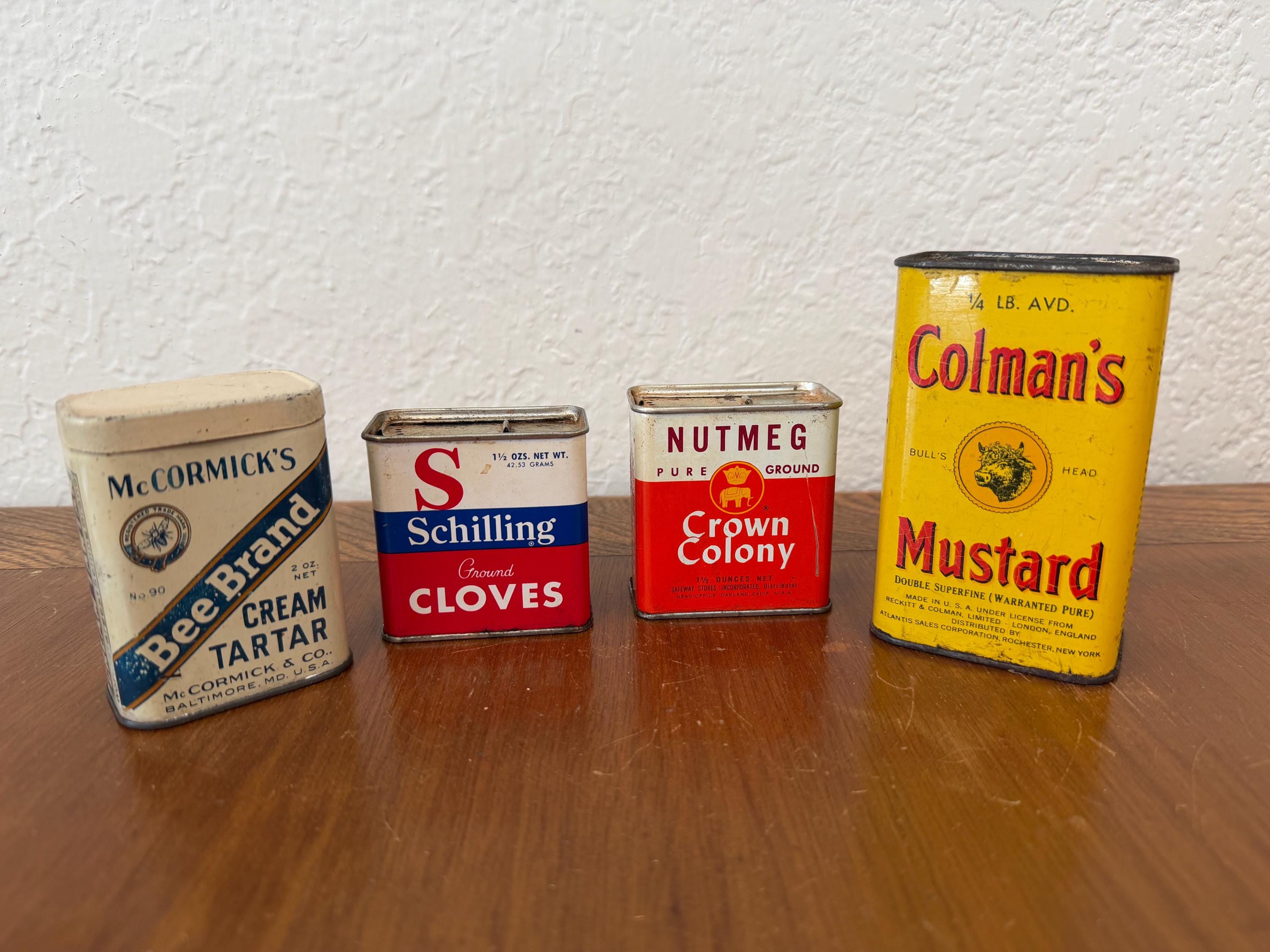 Schilling Spice Tins - Etsy