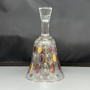 Vintage Bohemia glass bell.