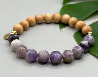 Amethyst || Diffuser bracelet || Aroma diffuser || Gemstone