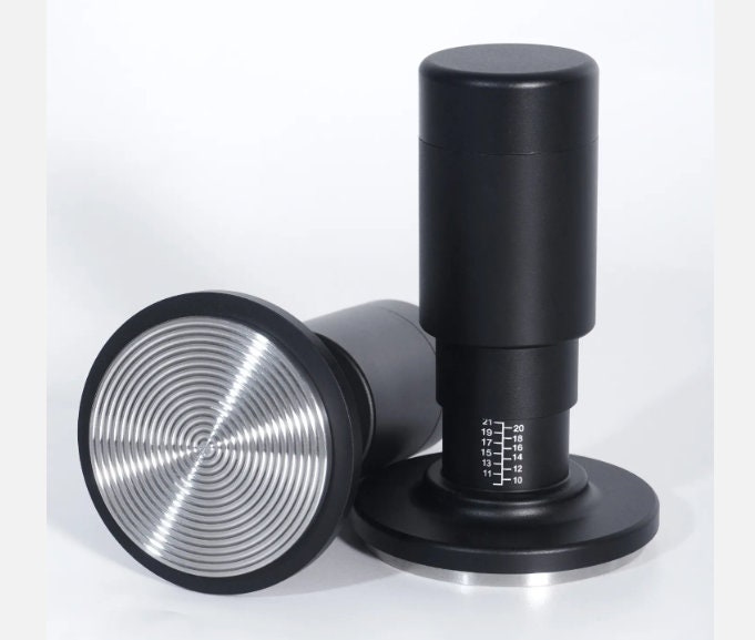 Espresso Coffee 58mm Tamper with Spring Loaded, Depth-adjustable and with WDT Tool Build In.