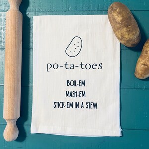 LOTR Potatishandduk: Koka dem, mosa dem, gryta