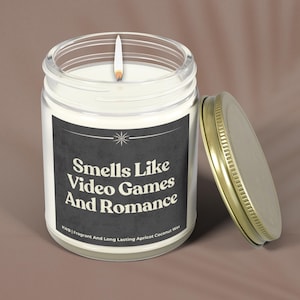 Gift for Gamer | Video Game Candle For Him,  Gaming Gift, Boyfriend Gift, Player 1 Video Game Lover, Funny Gamer Candle