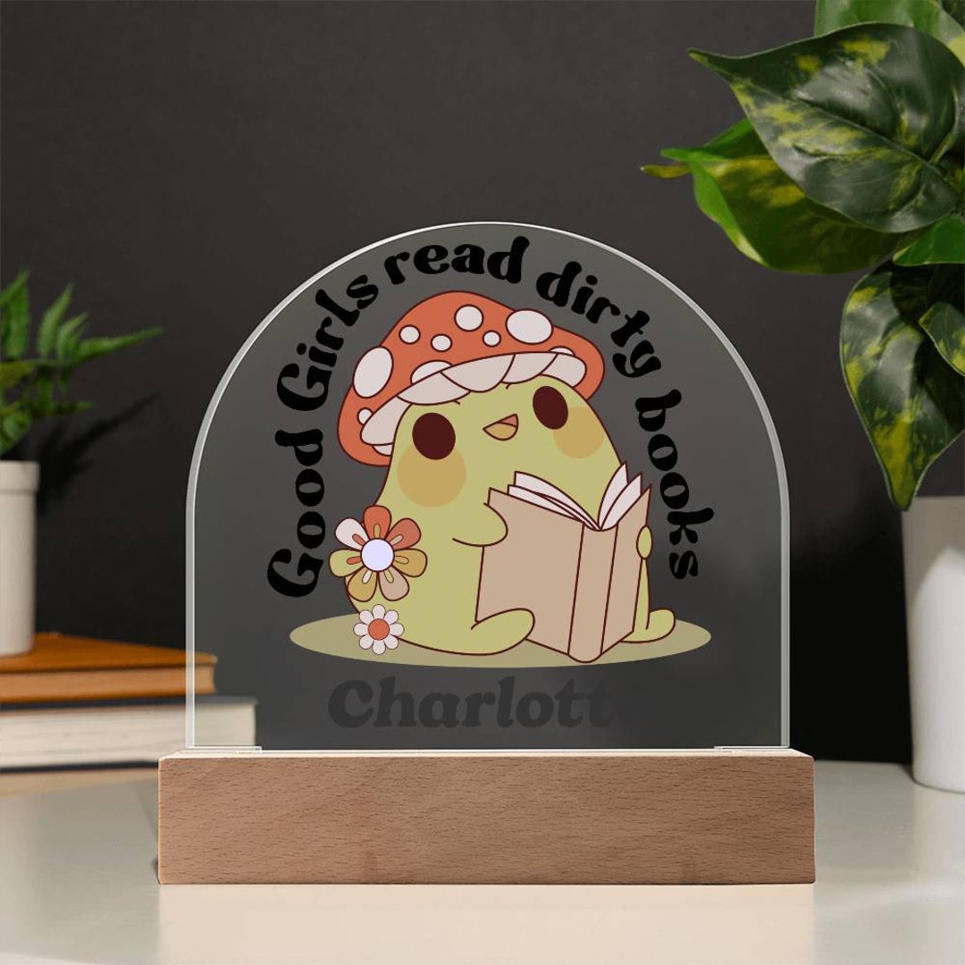 Custom book Nook Desk Lamp Personalized Booktok Merch Etsy