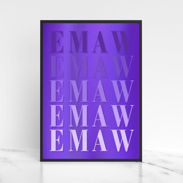 Kansas State University EMAW Poster | Digital Print | Dorm Decor Wall Art