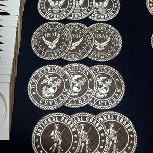10 U.S. Military Emblem Graphics in 2 Formats - 40 Images is All image 6