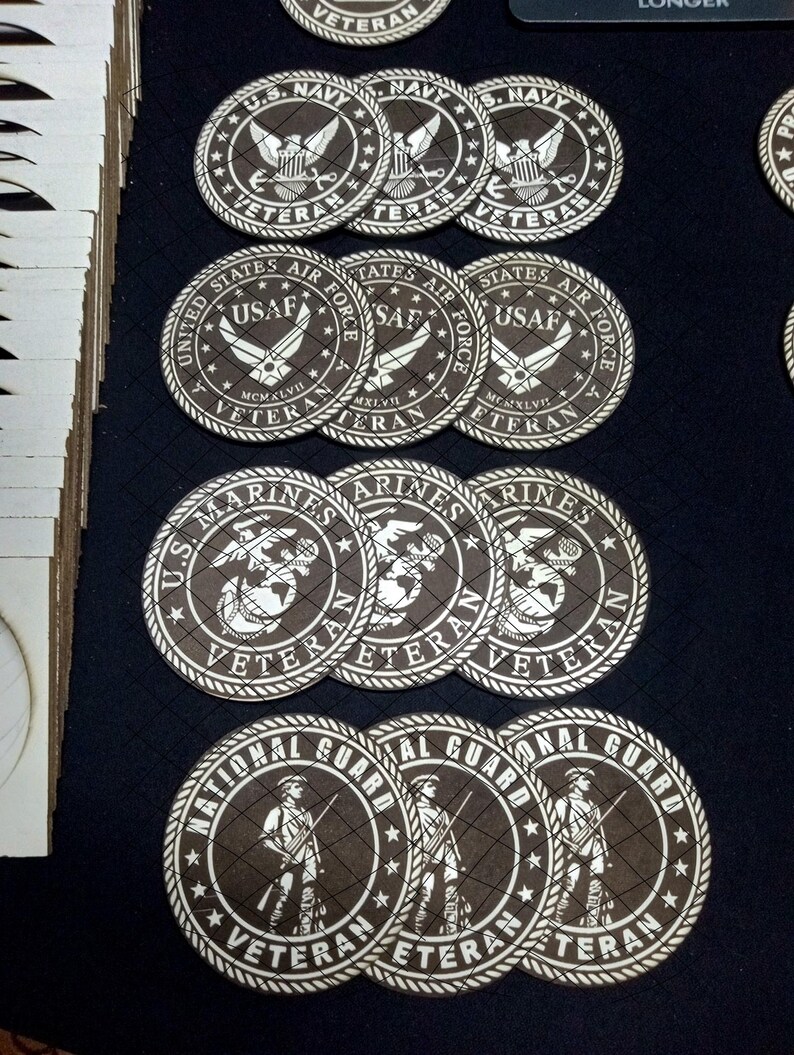 10 U.S. Military Emblem Graphics in 2 Formats - 40 Images is All image 6