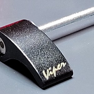 May include: Black lever with a silver threaded rod and the word "Viper" in gold lettering.