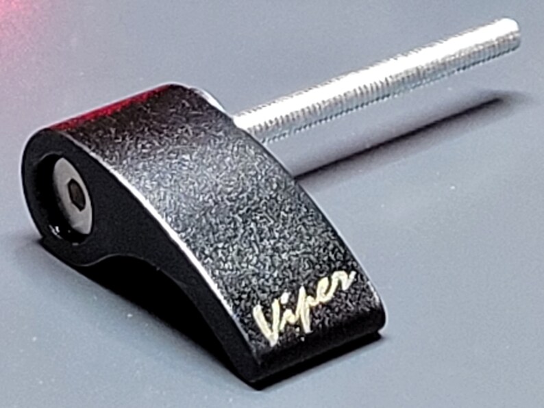 May include: Black lever with a silver threaded rod and the word "Viper" in gold lettering.